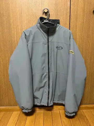 그레이 집업 나일론 자켓과 네이비 플리스 자켓 세트