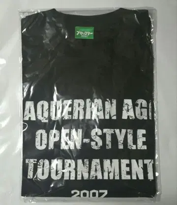 아쿠에리안 에이지 T 셔츠 블랙 미개봉 새상품