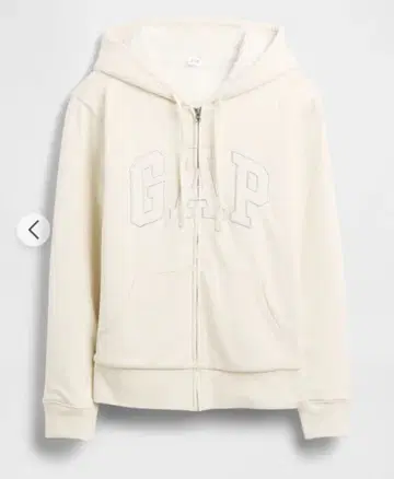 릴랙스 핏 GAP 로고 보아 안감 집업 후드티