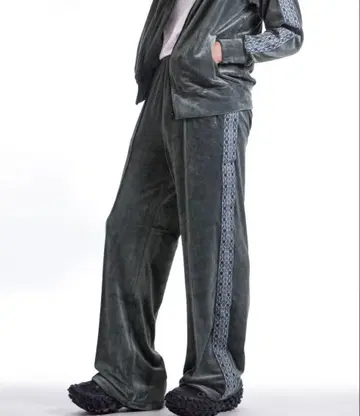 [ White Line ] 90s 벨로아 배기 트랙 팬츠