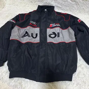 Audi 나일론 자켓 블랙/실버