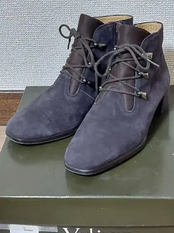 긴자 요시노야 스웨이드 숏부츠 23cm 우천 겸용 가죽