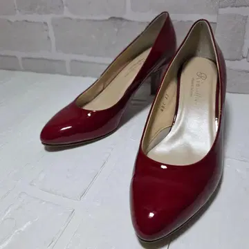 RIZ MODE ET JACOMO 펌프스 빨간색 미사용품 23cm