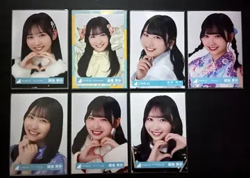 브로마이드 히나타자카46 후지시마 카호 묶음 판매 7종 컴프