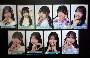 브로마이드 히나타자카46 후지시마 카호 묶음 판매 9종 컴프