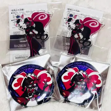 Hazbin Hotel 캔뱃지 아크릴 스탠드 세트