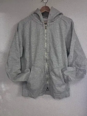 nonnative 그레이 집업 후드티