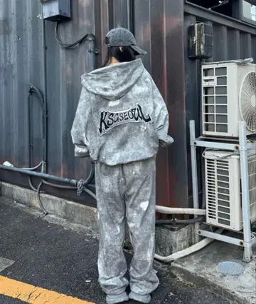 KsG 돌먼 로고 지퍼 후디 후드티만