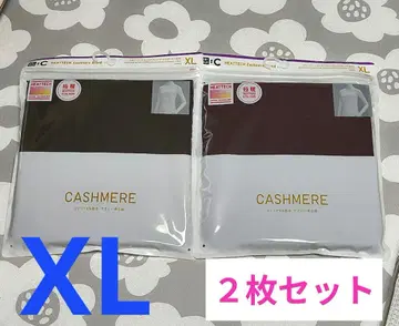 [ 새상품 ] 유니클로C 히트텍 캐시미어 혼방 터틀넥 XL 2장 세트