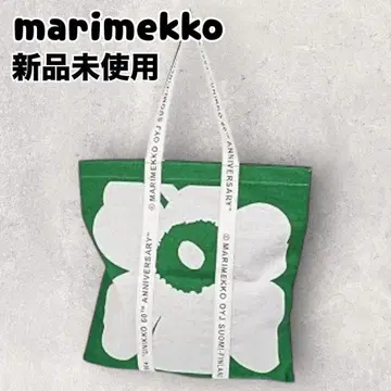새상품 marimekko 토트백 60주년 우니코 패턴 패브릭 백