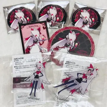 Hazbin Hotel (해즈빈 호텔) 애니메이트 카페 바기 7종 세트