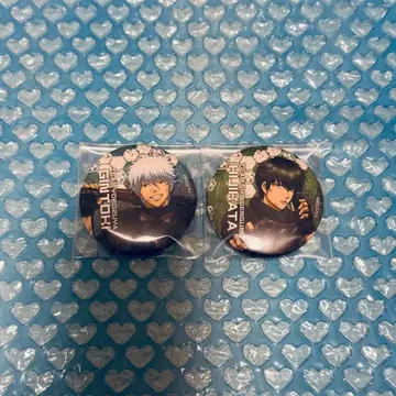 은혼 사카타 긴토키 히지카타 토시로 서바이벌 게임 캔뱃지