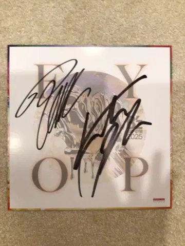 B'z 사인 색지 2025 FYOP 후쿠오카 돔 11월 30일분