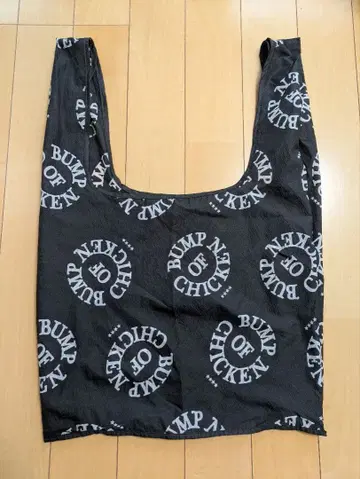 범프 BUMP OF CHICKEN 로고 에코백 블랙