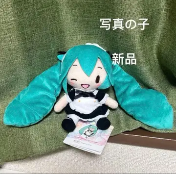 하츠네 미쿠 시리즈 후와푸치 미니 봉제 인형 하츠네 미쿠 메이드 Ver.