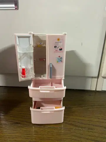 미니어처 냉장고 핑크