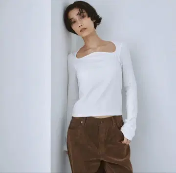 searoomlynn Mofty 오프숄더 홀터넥 상의 화이트