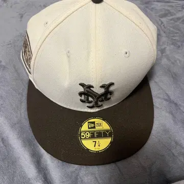 59FIFTY 화이트/브라운 캡