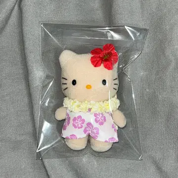 레트로 헬로키티 하와이안 일광화상 마그넷 부착 마스코트 1999년 제조