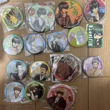 은혼 캔뱃지 히지카타 오키타 소고 캔뱃지 캐릭터 커뮤니티 광장 한정판