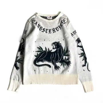 GANGSTERVILLE 코튼 니트 애니멀 갱스터빌