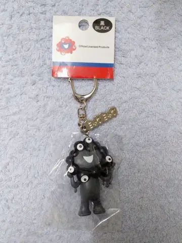 오사카 만박 한정판 블랙 미야쿠미야쿠 입체 PVC 키링 플레이트 포함