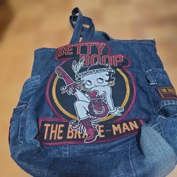 베티 부프 메이크 데님 토트백 중고