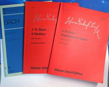 악보 바흐 파르티타 프렌치 스위트 인벤션 3권 세트