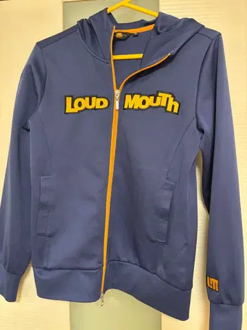 LOUD MOUTH 풀 지퍼 후디 M 네이비