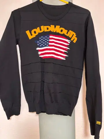 LOUDMOUTH 미국 국기 스웨터 L 사이즈