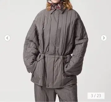 미사용 새상품 ROKU 퀼팅 블루종