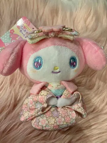 새상품 마이멜로디 산리오 유메후와 오모테나시 볼체인 봉제 인형 기모노