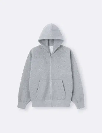 GU 헤비 웨이트 맨투맨 풀 집업 후드티