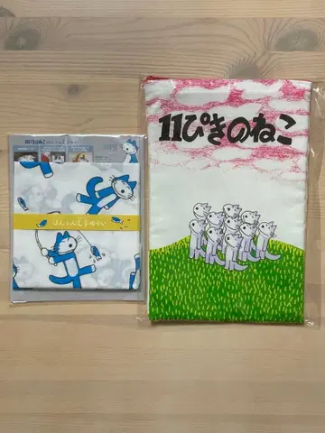 [11마리 고양이] 파우치 손수건 세트