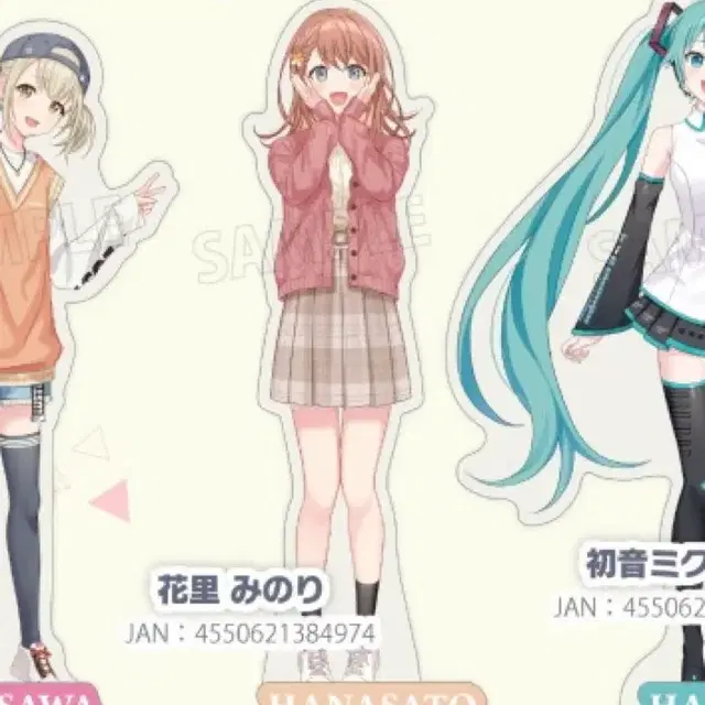 프세카 프로세카 하나사토 미노리 팝업 아크릴 스탠드