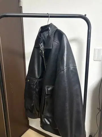 JaVa. 가죽 자켓 XL