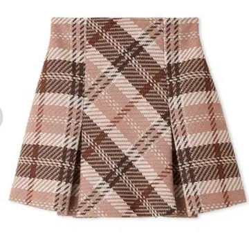 SNIDEL 로빙 체크 미니 스커트