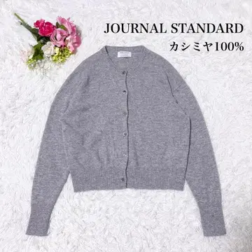 [ 새상품급 ] 저널 스탠다드 캐시미어 100% 긴팔 가디건 그레이 F