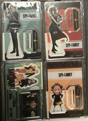 스파이 패밀리 SPY x FAMILY 아크릴 스탠드 4세트