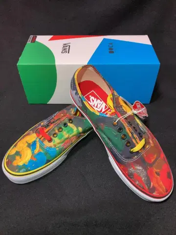 [ 미사용 ] VANS 반스 오센틱 MOCA 콜라보 26.0cm