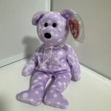 Ty 물방울 패턴 봉제 인형 곰
