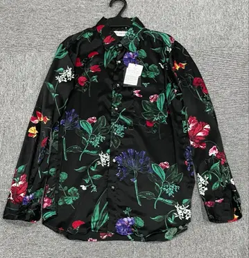 RG 플라워 셔츠 미사용 새상품 5 (XL) 블랙 치바 유스케 착용