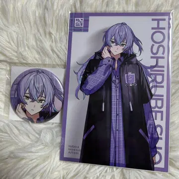 니지산지 호시미치 쇼 패셔너블 가을 캔뱃지 엽서