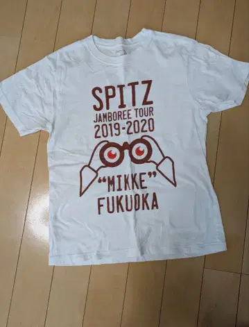 SPITZ 스피츠 T셔츠 M사이즈 MIKKE 후쿠오카 FUKUOKA