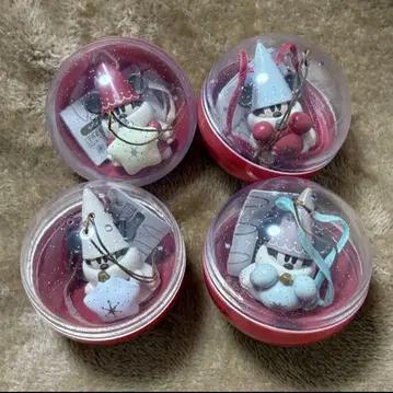 디즈니 릴린링 캡슐 토이 컴플리트 세트 크리스마스