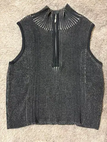 [ PAGEBOY ] 하프 ZIP 리브 하이넥 니트