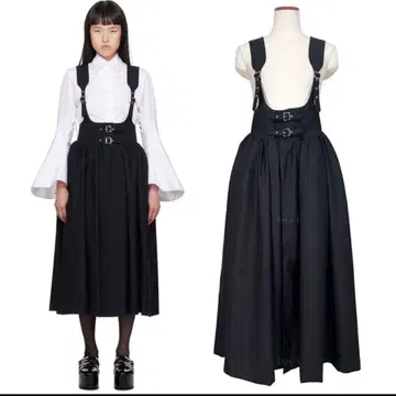 noir kei ninomiya 23aw 오버롤 스커트