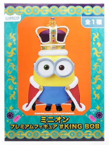 새상품 미니언 프리미엄 피규어 #KING BOB
