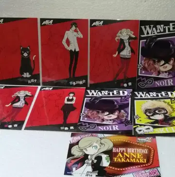 페르소나 5 캐릭터 & WANTED 등 엽서 세트 1