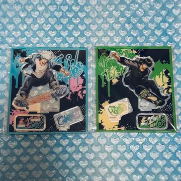 은혼 사카타 긴토키 히지카타 토시로 스케이트보드 아크릴 스탠드